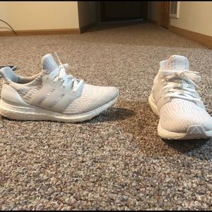 White adidas ultraboost 3.0